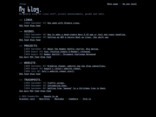 blog screenshot