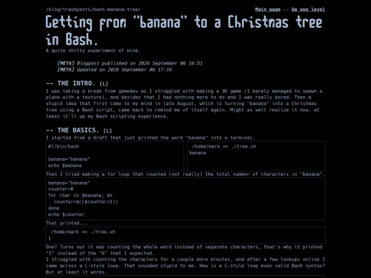 blog/trashposts/bash-banana-tree screenshot