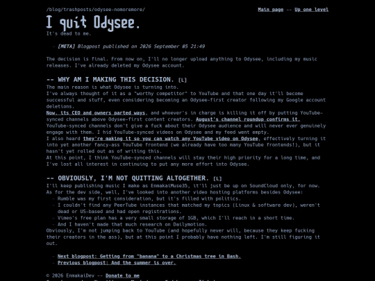 blog/trashposts/odysee-nomoremore screenshot