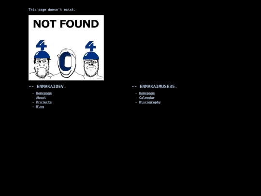 not_found screenshot