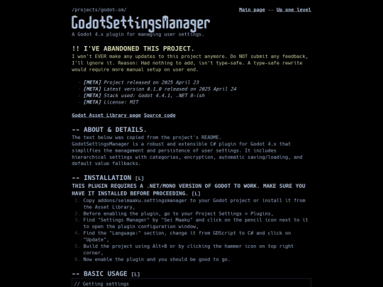 projects/godot-sm screenshot