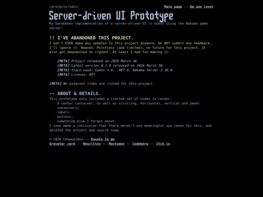 projects/sdui screenshot