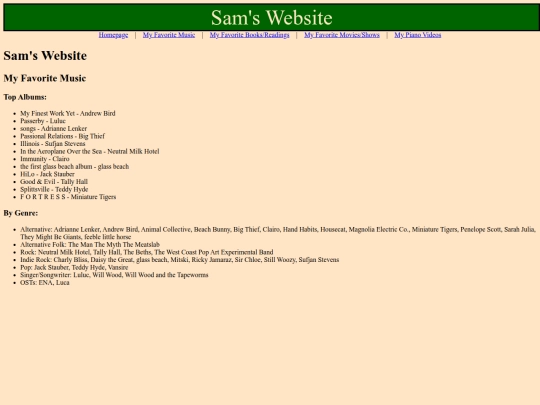 music screenshot