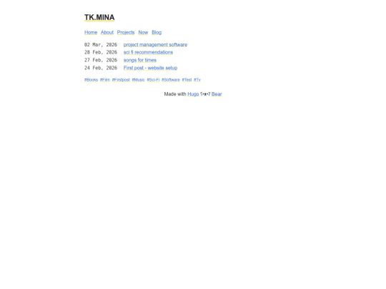 blog screenshot