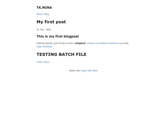 my-first-post screenshot
