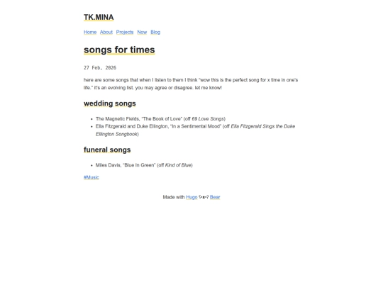 songs-for-times screenshot