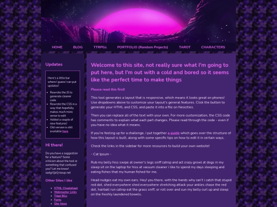 blog screenshot