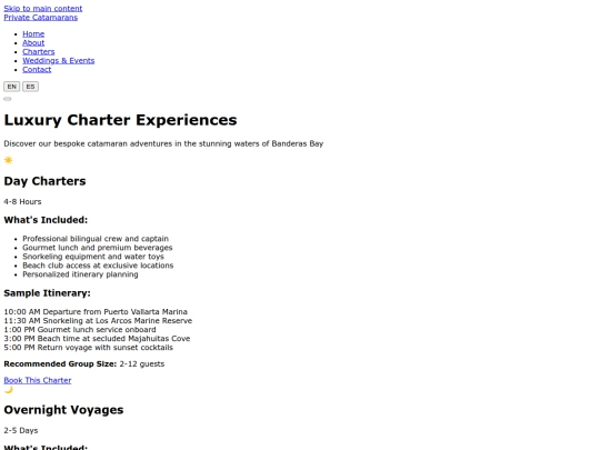 charters screenshot