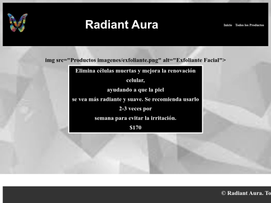 Exfoliante screenshot