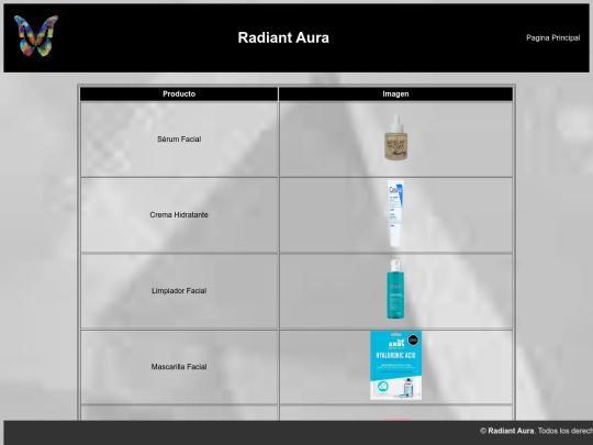 productos screenshot
