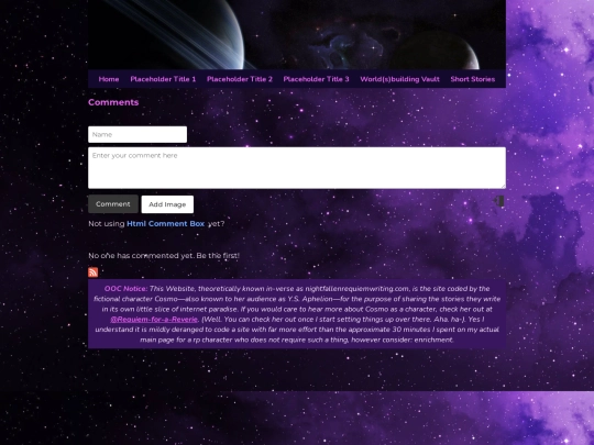 nightfallenrequiemwriting/commentsection screenshot