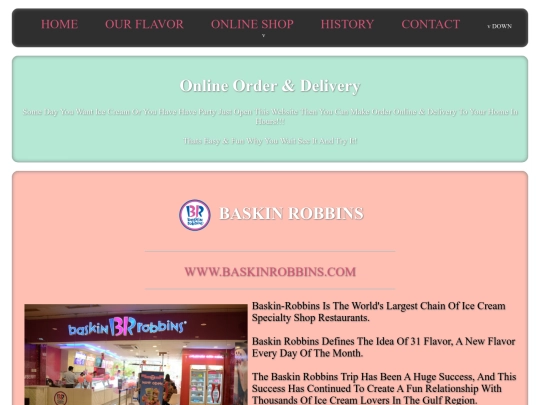 online shop screenshot