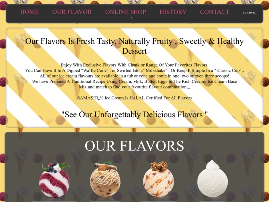 our flavor screenshot