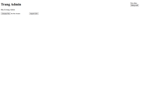 admin screenshot