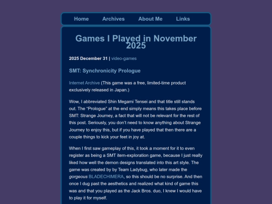 posts/2025-12-31-GamesOfNovember25 screenshot