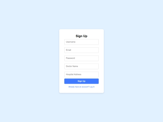 Main/sign-in screenshot