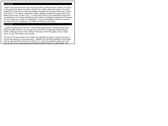 blog screenshot