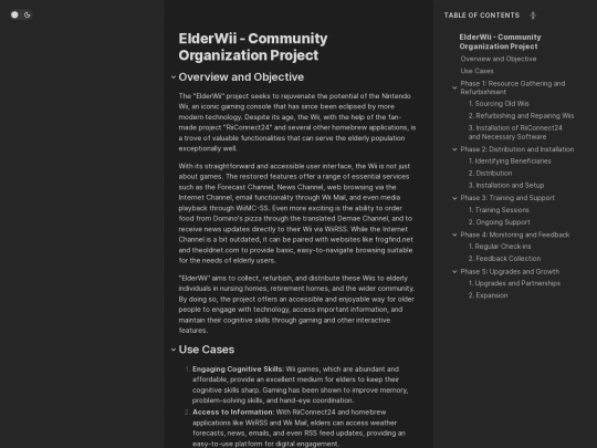 Community Organization/ElderWii - Community Organization Project screenshot