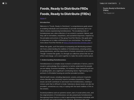 General Marxism/Foods, Ready to Distribute FRDs screenshot
