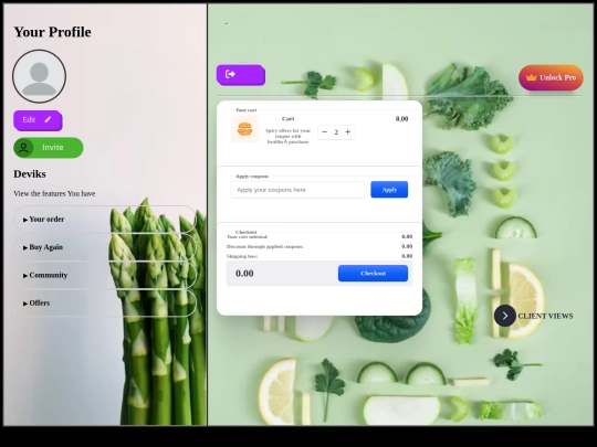 E_commerce/userprofile screenshot