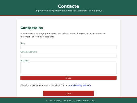 contacte screenshot