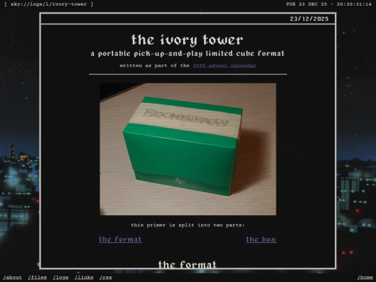 logs/l/ivory-tower screenshot