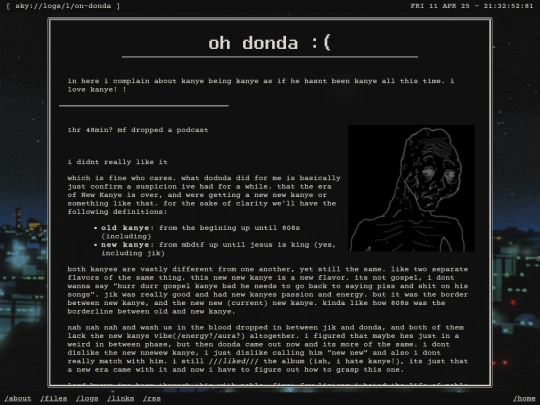 logs/l/on-donda screenshot