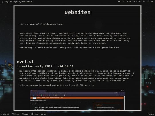 logs/l/websites screenshot