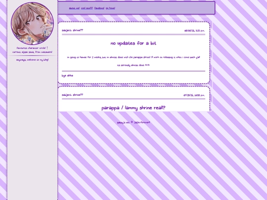 blog screenshot