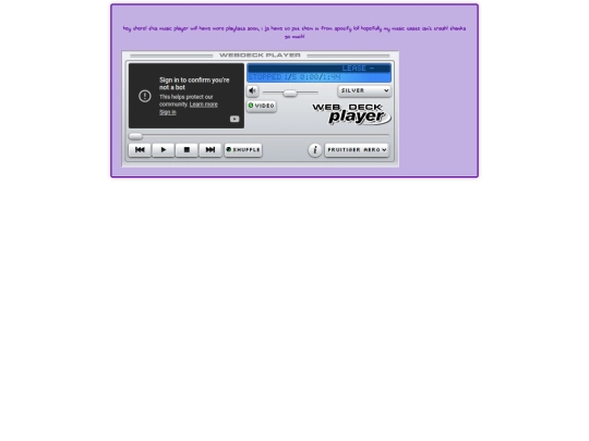 webdeck-player/music screenshot