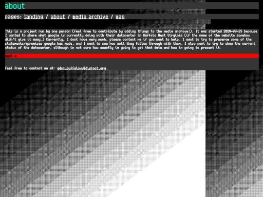 pages/about screenshot