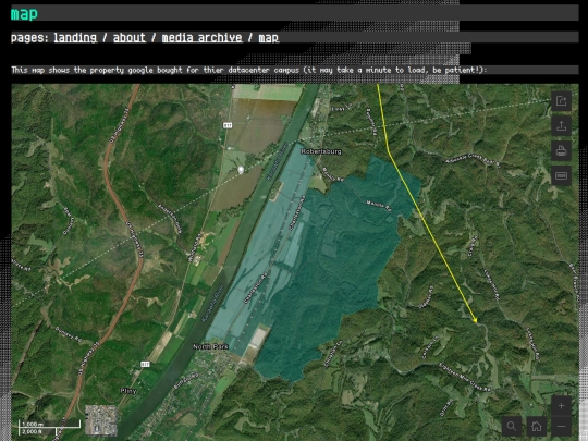 pages/map screenshot