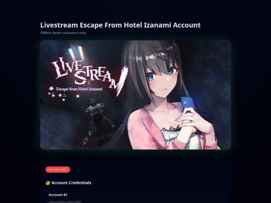 livestreamescapefromhotelizanami screenshot