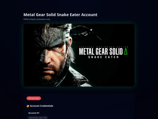 mgssnakeeater screenshot