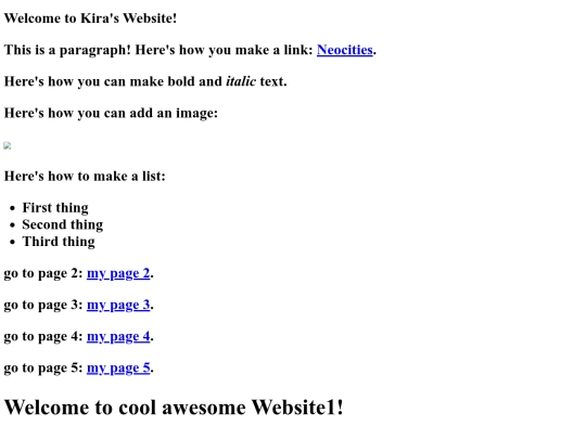 index screenshot