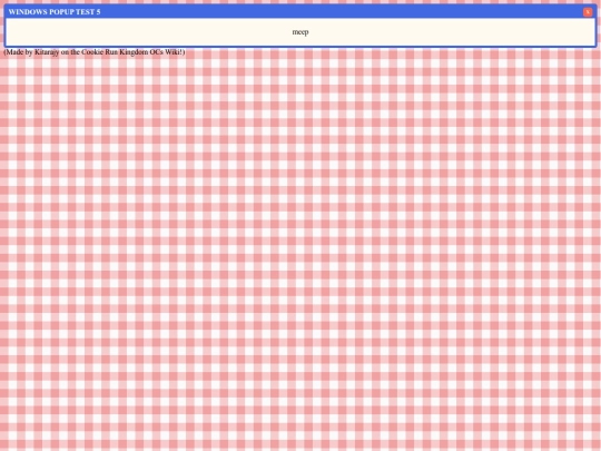 test screenshot