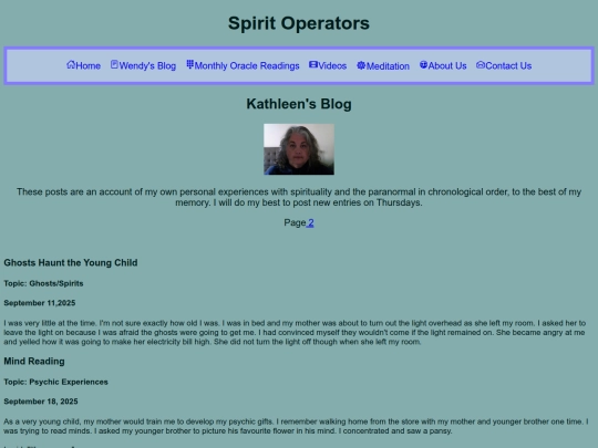 blog screenshot
