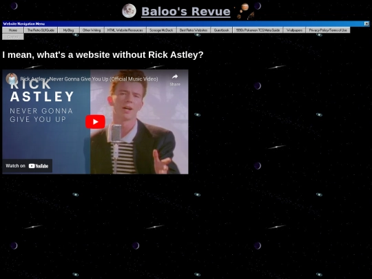 Rickroll screenshot