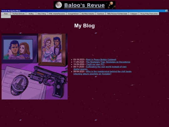 blog screenshot
