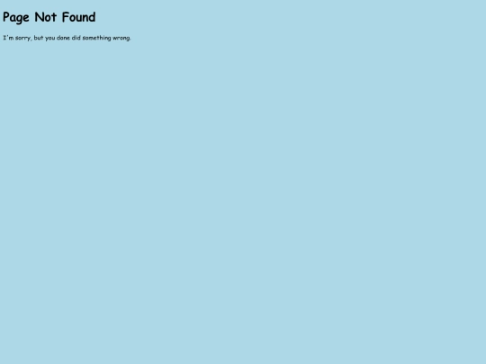 not_found screenshot