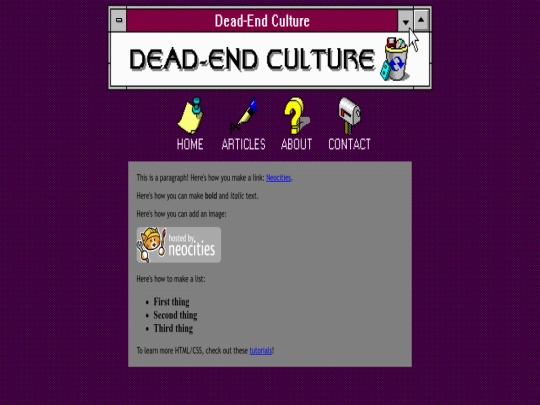 index screenshot