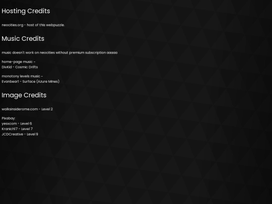 credits screenshot
