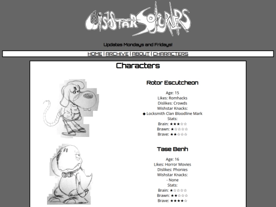 wishstarsojourners/characters screenshot