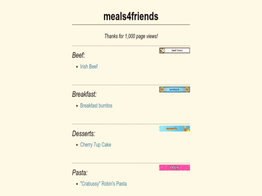 index screenshot