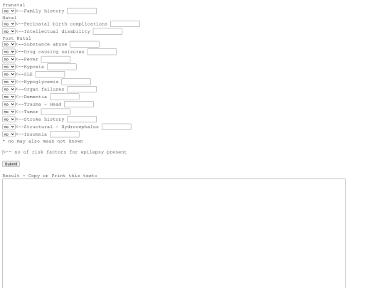 riskfactorepilepsy screenshot