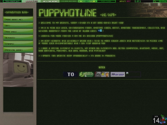 splashpage screenshot