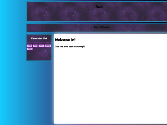 rain screenshot