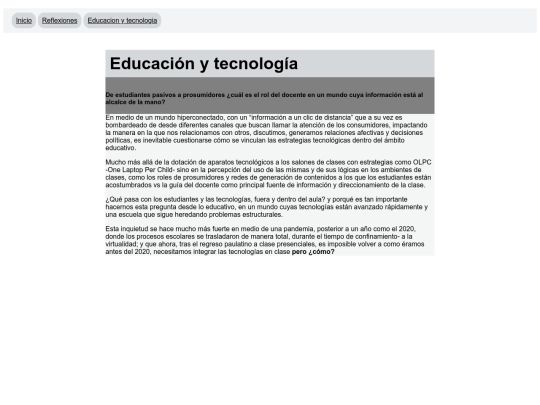 Educacionytecnologia screenshot