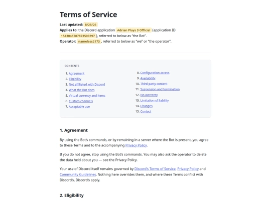 bot/terms screenshot