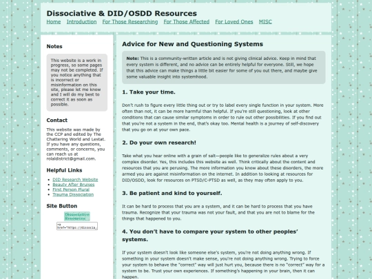 advice screenshot